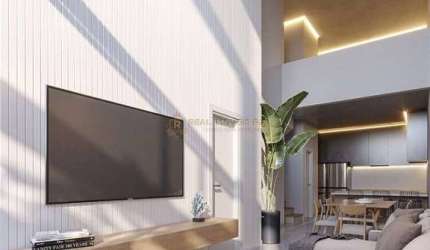 Townhouses de 96m²: 2 quartos e sala flex