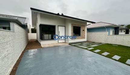 Casa em condomínio fechado com 2 quartos à venda na Dirceu Júlio Roube, 13, Forquilhas, São José por R$ 495.000