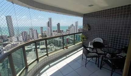 OPORTUNIDADE EM BOA VIAGEM ALTO PADRÃO NO EDF ALAMEDA DOS PINHEIROS-NASCENTE-ANDAR ALTO-4 QTOS-3 SUÍTES-3 GARAGEM-LAZER COMPLETO E MUITO MAIS.