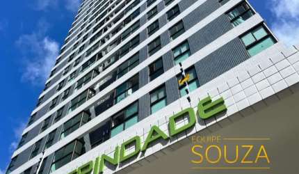 Quinta da Trindade | Lindo Apartamento andar Alto de 03 quartos em Casa Amarela | 62m² I Lazer completo e muito mais.
