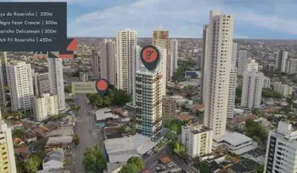 EA-Oportunidade Lindo apartamento no Rosarinho, 3 quartos, 60m², com lazer, próximo a Delictassem Rosarinho