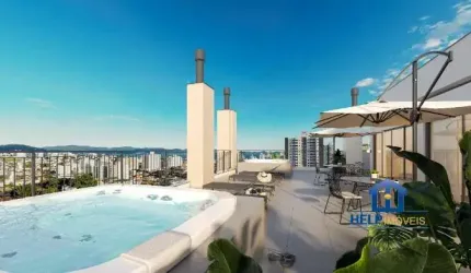 Apartamento com 2 quartos à venda na Rua Manoel Loureiro, 1145, Barreiros, São José por R$ 489.000