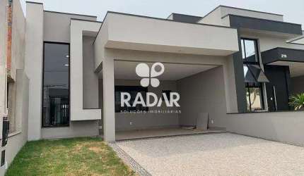 Casa à venda em Paulínia, Vila Monte Alegre, com 3 suítes, com 138 m², Terras da Estância