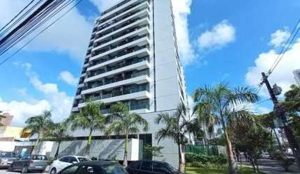 Flat com 40 metros quadrados, 1 quarto (suíte) no bairro da Madalena, Recife/PE