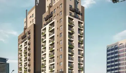 Apartamento Garden à venda em Curitiba, Água Verde, com 1 quarto, 26,4m²