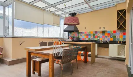 Cobertura 122m² 3 dormitórioa 1 suíte 2 vagas com depósito no Tatuapé