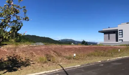 Terreno em condomínio fechado à venda no Ponta Aguda, Blumenau , 375 m2 por R$ 390.000