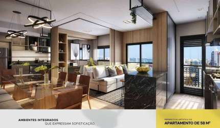 Apartamento à venda 2 Quartos, 1 Suite, 1 Vaga, 58.45M², Jardim Esplanada, São José dos Campos - SP