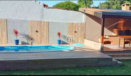Chácara com 3 quartos, 1000 m² - venda por R$ 930.000 ou aluguel por R$ 5.186/mês - Chácaras Cruzeiro do Sul - Campinas/SP