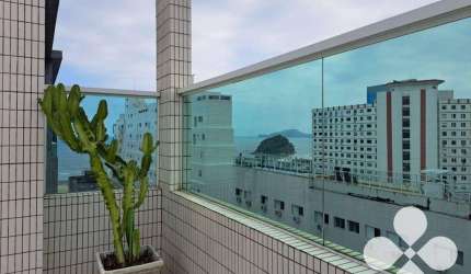 Apartamento com 2 dormitórios à venda, 121 m² por R$ 1.070.000,00 - José Menino - Santos/SP