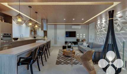 Cobertura com 4 dormitórios à venda, 323 m² por R$ 3.750.000,00 - Pompéia - Santos/SP