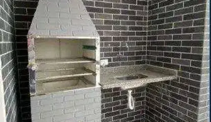 Apartamento com 2 dormitórios à venda, 41 m² por R$ 370.000,00 - Estuário - Santos/SP