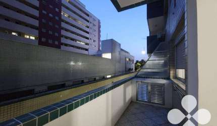 Apartamento frente mar 02 dormitorios Pompeia