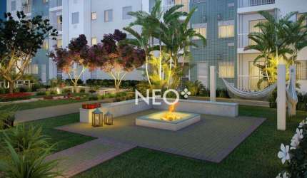 Apartamento com 2 dormitórios para alugar, 48 m² por R$ 2.600,00/mês - Vila Assunção - Praia Grande/SP