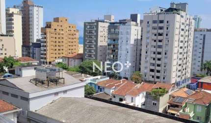 Apartamento amplo na quadra da praia com 3 Quartos e 2 Banheiros à Venda na Aparecida, 100 m² por R$ 600.000,00