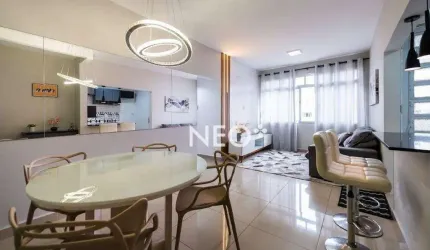 Apartamento com 2 dormitórios para alugar, 86 m² por R$ 5.000,00/mês - Boqueirão - Santos/SP