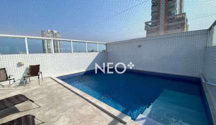Apartamento Duplex com 3 dormitórios à venda, 127 m² por R$ 1.750.000,00 - Boqueirão - Santos/SP