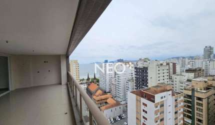 Apartamento com 3 dormitórios à venda, 210 m² por R$ 3.300.000 - Boqueirão - Santos/SP