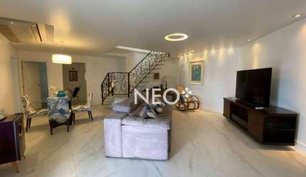 Cobertura com 4 dormitórios à venda, 348 m² por R$ 4.000.000,00 - Aparecida - Santos/SP