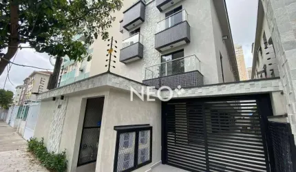 Village com 2 dormitórios à venda, 88 m² por R$ 820.000,00 - Ponta da Praia - Santos/SP
