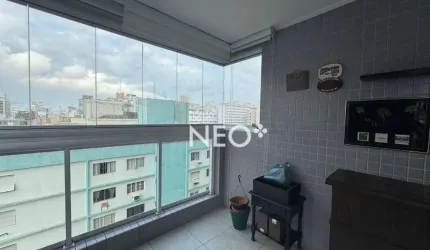 Apartamento Duplex com 3 dormitórios à venda, 105 m² por R$ 920.000,00 - Pompéia - Santos/SP