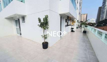 Apartamento Garden com 2 dormitórios à venda, 54 m² por R$ 790.000,00 - Embaré - Santos/SP
