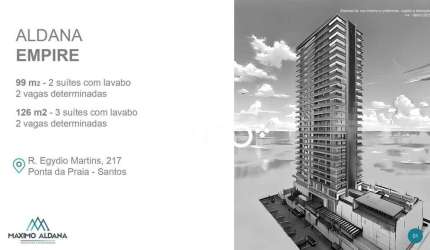 Apartamento com 3 dormitórios à venda, 126 m² por R$ 1.412.000 - Ponta da Praia - Santos/SP