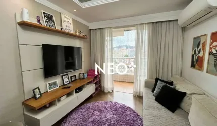 Apartamento com 2 dormitórios à venda, 69 m² por R$ 615.000,00 - Encruzilhada - Santos/SP