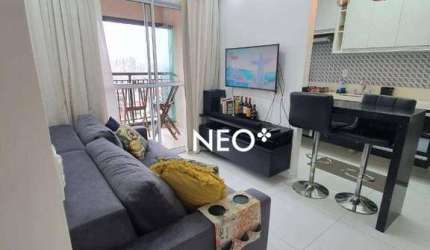 Apartamento com 2 dormitórios para alugar, 62 m² por R$ 5.500,00/mês - Marapé - Santos/SP