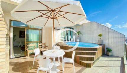 Cobertura com 4 dormitórios para alugar, 189 m² por R$ 9.000,02/mês - Praia do Forte - Cabo Frio/RJ
