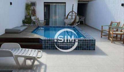 Casa com 3 dormitórios à venda, 150 m² nas Palmeiras - Cabo Frio/RJ
