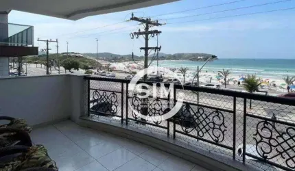 Apartamento com 4 dormitórios à venda, 211 m² por R$ 2.500.000,00 - Praia do Forte - Cabo Frio/RJ