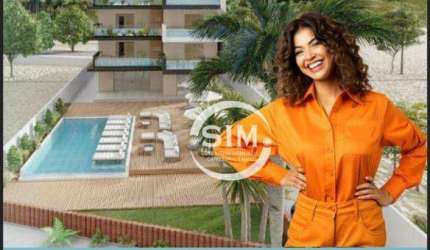 Apartamento com 1 dormitório à venda, 40 m² por R$ 275.000,00 - Praia do Sudoeste - São Pedro da Aldeia/RJ