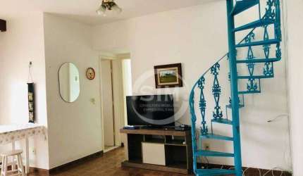 Cobertura com 2 dormitórios, 140 m² - venda por R$ 850.000,00 ou aluguel por R$ 3.800,00/mês - Passagem - Cabo Frio/RJ