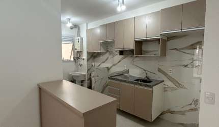 Apartamento 59 metros com sala estendida, 2 dormitorios e 1 suite