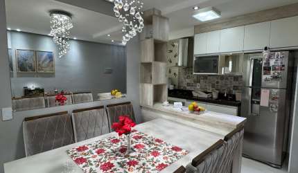 Apartamento mobiliado de 59 metros