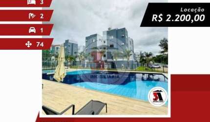 Apto. 3/4 Mobiliado - Garden Club