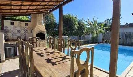 Casa com 3 suítes à venda, 160 m² por R$ 450.000 - Guriri - Cabo Frio/RJ