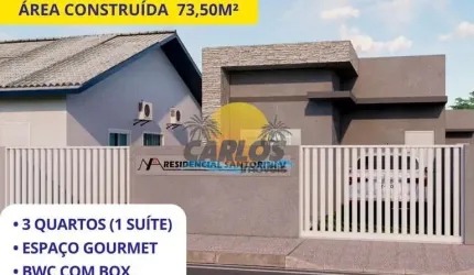 Casa com 3 quartos à venda na São Paschoal, 53, Balneário Ipacaraí, Matinhos por R$ 485.000