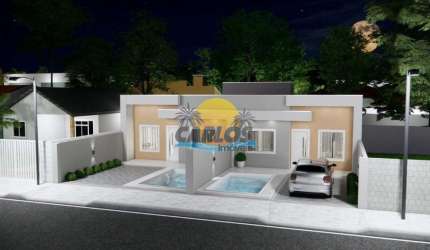 Casa com 2 quartos à venda na Rua Guarapuava/esq Cabo Frio, 249, Shangri-lá, Pontal do Paraná por R$ 285.000