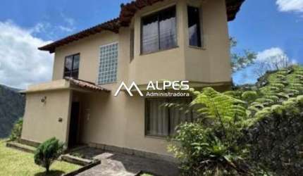 Casa em condomínio fechado com 5 quartos à venda no Carlos Guinle, Teresópolis , 212 m2 por R$ 1.100.000