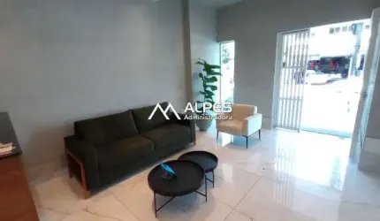 Apartamento no centro da cidade, 2 quartos, primeira locação, com elevador e garagem.