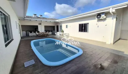 Casa com 4 dormitórios para alugar, 225 m² por diária - Nereidas - Guaratuba/PR