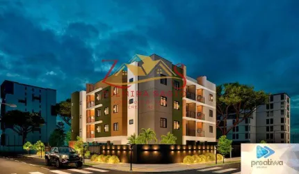 Apartamento com 2 quartos, 1 suíte, 50,35m², à venda em São José dos Pinhais, Parque da Fonte
