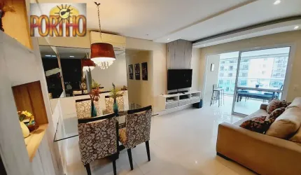 Apartamento Varanda Gourmet em Pitangueiras - 3 Dormitórios sendo 1 Suíte