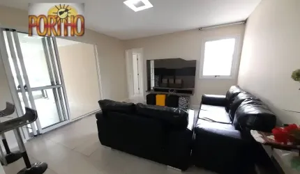 Apartamento com Sacada Gourmetem Pitangueiras