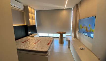 Lindo Studio 35m, mobiliado, Barra Conceito