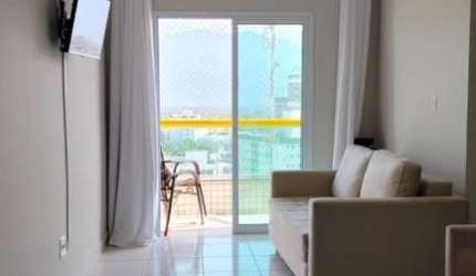 Apartamento 1 dormitório para Locação em Praia Grande, Caiçara, 1 dormitório, 1 banheiro, 1 vaga
