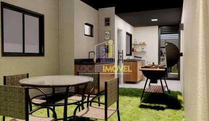 Casa nova, moderna no Bairro Boa Vista, com 3 quartos 1 suite, sala com pé direito duplo, banheira