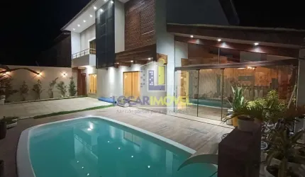 Casa com 5 quartos sendo 3 suítes, área gourmet com jacuzzi, piscina aquecida, em Bairro Boa Vista,